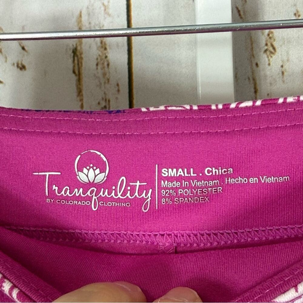 Tranquility by Colorado Clothing Floral Mini Skirt in Pink and Purple Size Small - Picture 5 of 5